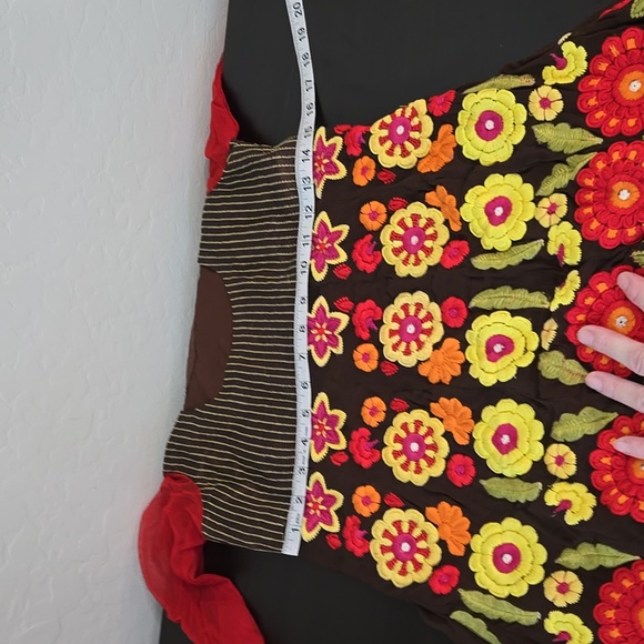 Chiffon Pakistani Embroidered Gorgette Traditional Beautiful Stunning Size 8 - Picture 12 of 13